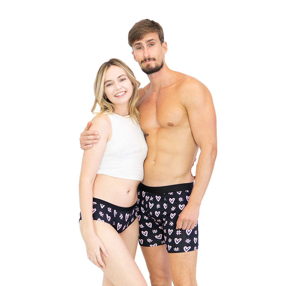 W&S Matching Underwear for Couples - Ultra Soft, Bold Designs & Prints