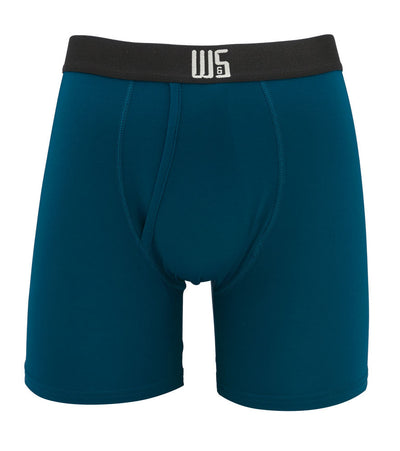 Buy 1 Pack & Get 75% Off The 2nd Pack - 6" Inseam Boxer Brief 6 Pack - WarriorFit Moisture Wicking Fabric - W/Chafe Safe Pouch