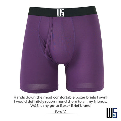 Buy 1 Pack & Get 75% Off The 2nd Pack - 6" Inseam Boxer Brief 6 Pack - WarriorFit Moisture Wicking Fabric - W/Chafe Safe Pouch