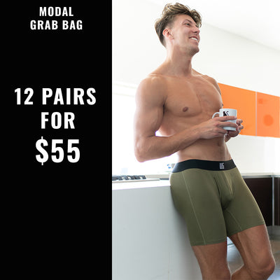 Modal W/Chafe Safe Pouch Grab Bags - As Low As $4.58/Pair