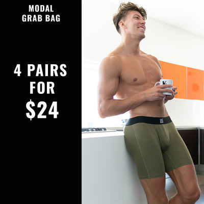 Modal W/Chafe Safe Pouch Grab Bags - As Low As $4.58/Pair