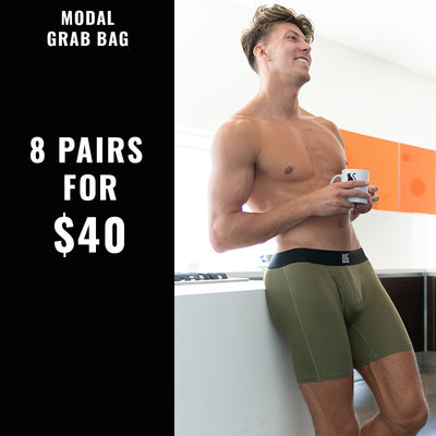 Modal W/Chafe Safe Pouch Grab Bags - As Low As $4.58/Pair