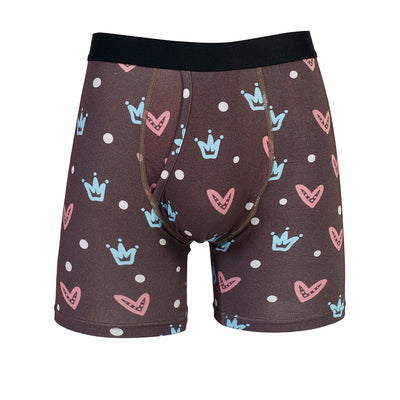Boxer Brief hearts and crowns