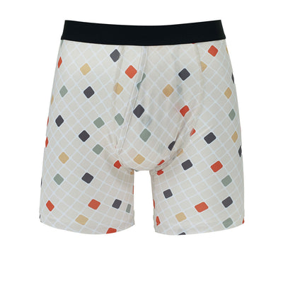 Boxer Brief  white and tiles