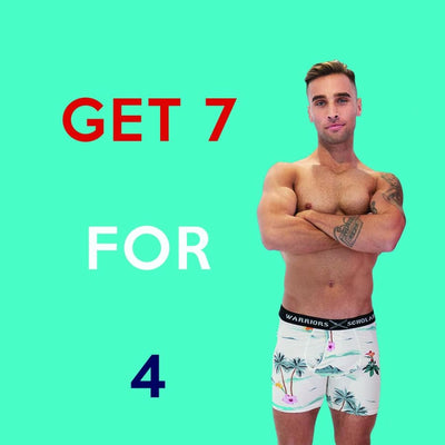7 For 4: Get 7 Cotton Softer Than Cotton Boxer Briefs For The Price Of 4 - Consolidated