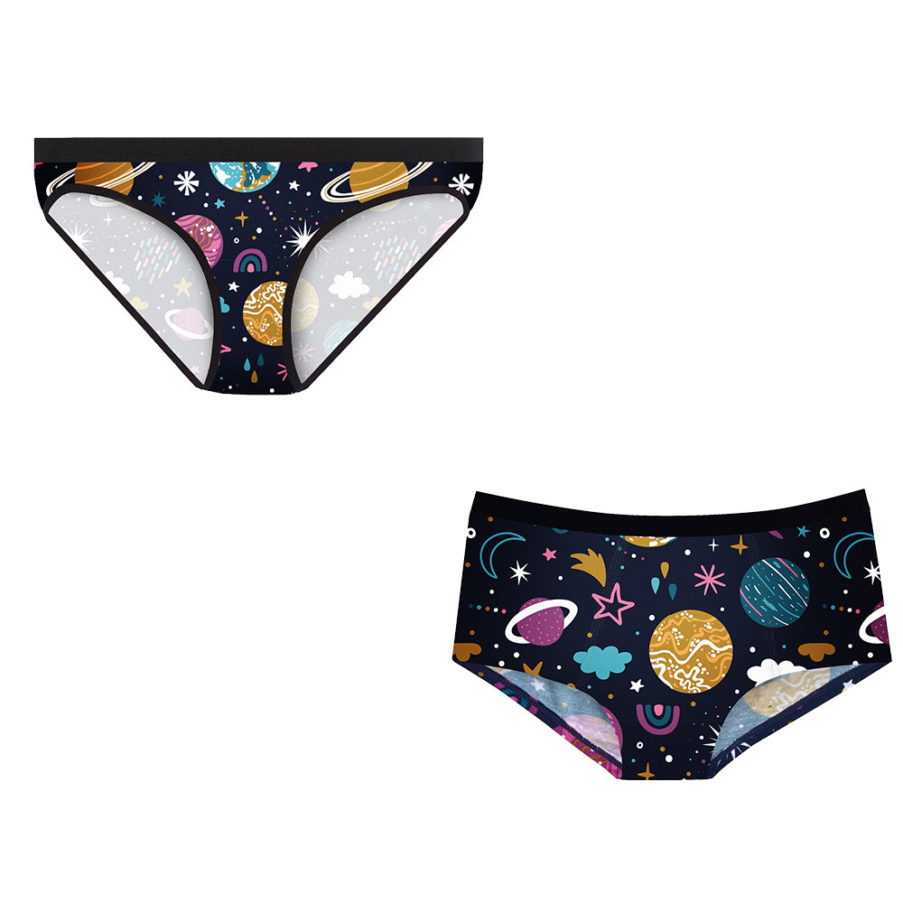 Matching Pairs Cheeky/Bikini - Planets
