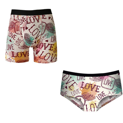 Matching Pairs Cheeky/Boxer - Loverboy