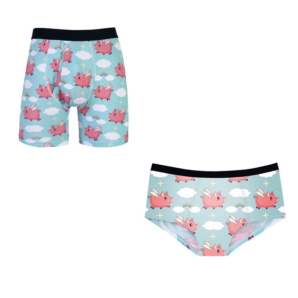 Matching Pairs Cheeky/Boxer - FlyinPigs