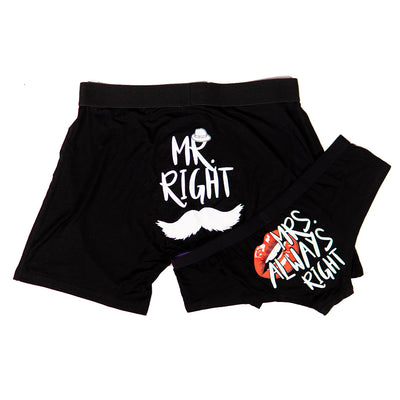 Mr/Mrs. Right - Matching Undies
