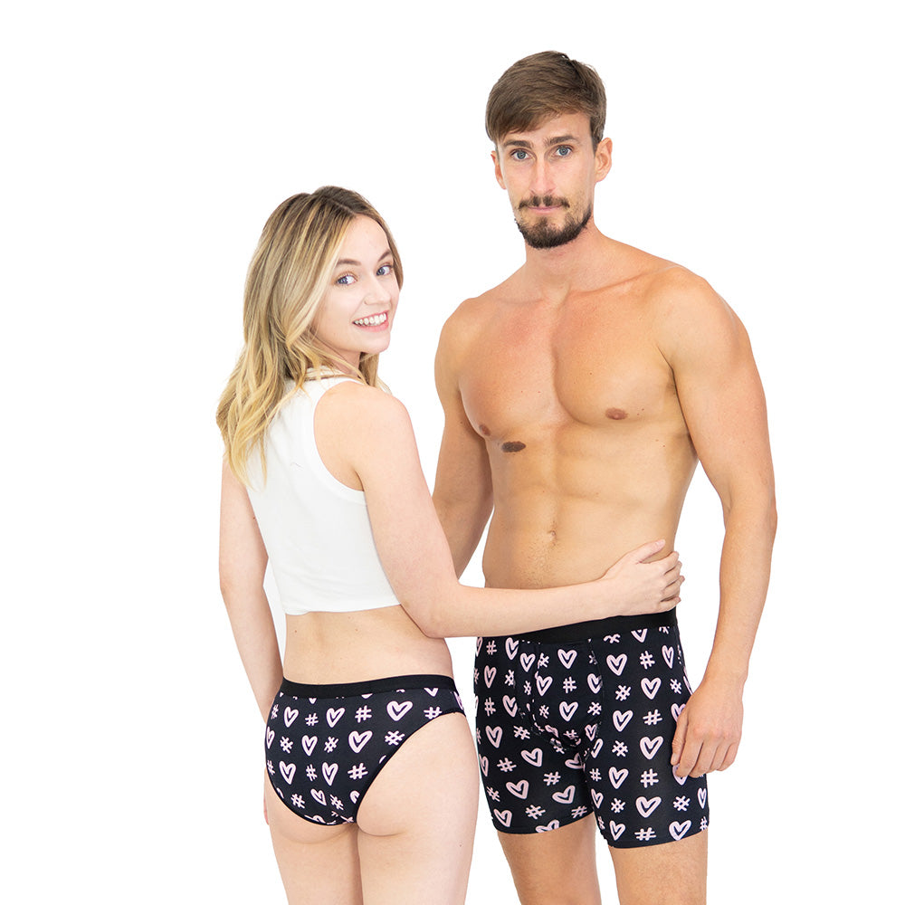 Warriors & Scholars W&S Matching Underwear for Couples - Couples Matching  Undies, Birdie