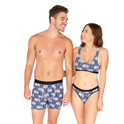 Warriors & Scholars W&S Matching Underwear for Couples - Couples Matching  Undies, Strawberry