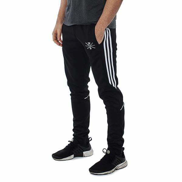 One & Only Track Joggers - Black White Stripe / S - Joggers